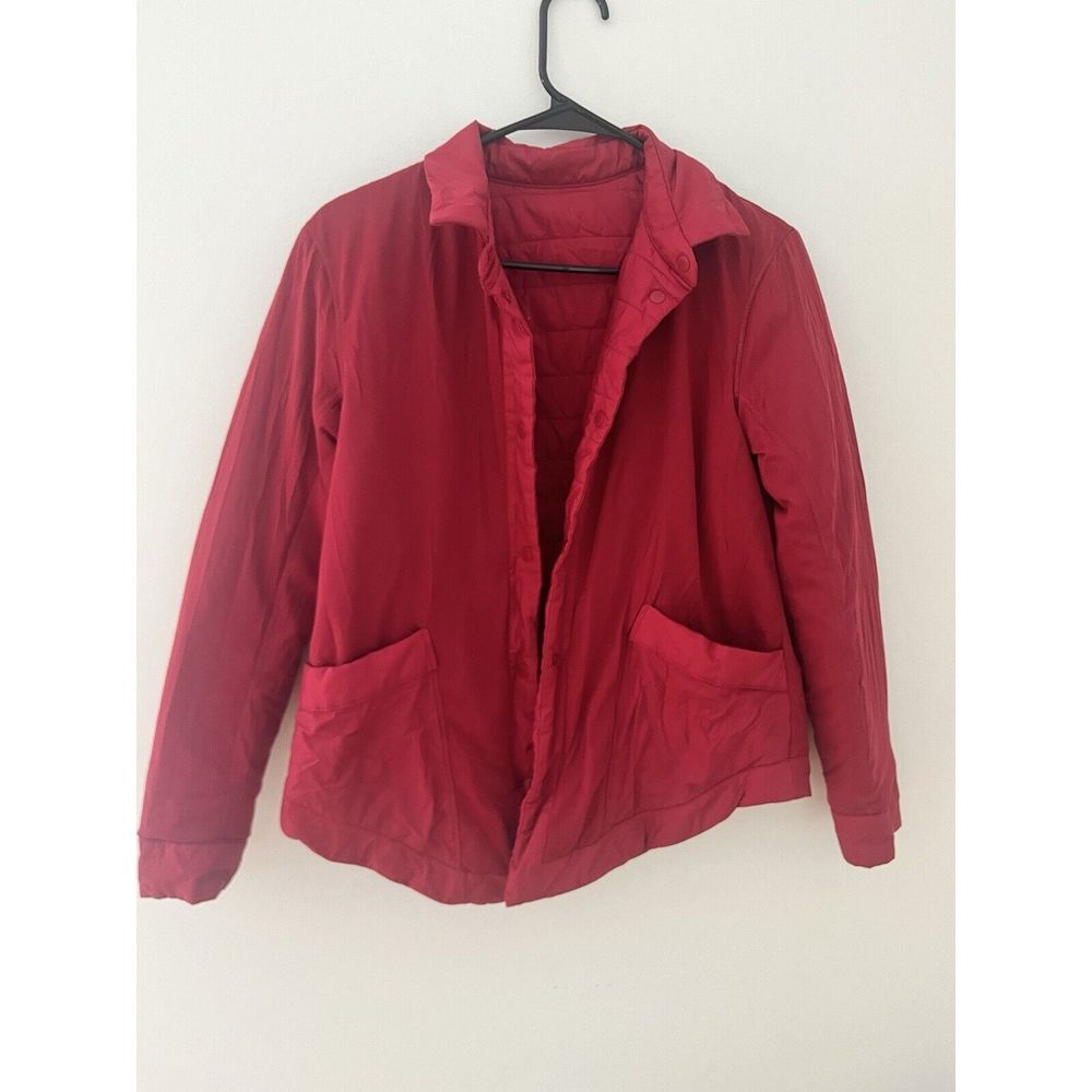 Lululemon Switch Please Scarlet Reversible Button Shacket‎ Jacket size 4